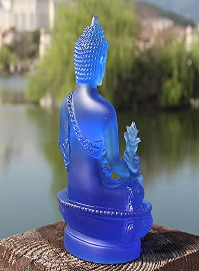 Acxico 1Pcs Buddha Medicine Figure Statue Altar Buddhist Resin Fengshui - Image 5