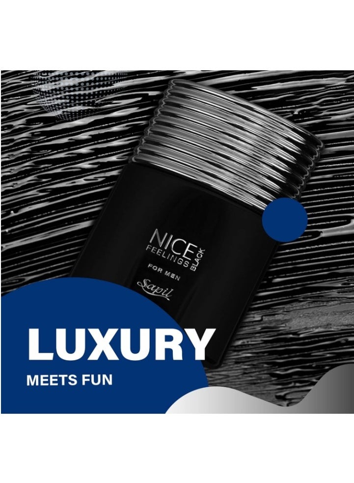 سابل عطر سابيل نايس فيلينغز أو دو تواليت 75 مل، عطر فاخر بسعر مناسب، عطر فوجير عطري مع اللافندر والبرغموت والحمضيات والليمون، نفحات عليا عطرية، مزيج جريء من العطور الرجالية - Image 2