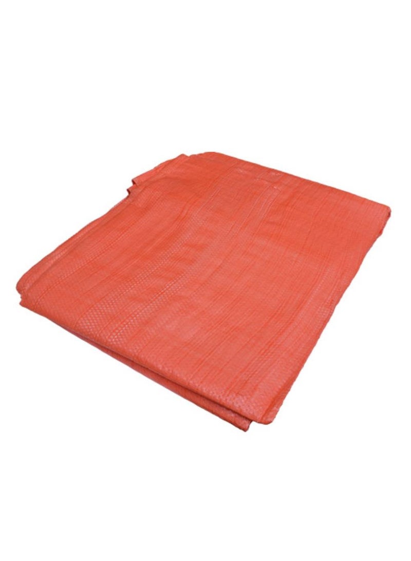 Heavy-Duty Waterproof Tarpaulin Sheet – UV Resistant, Tearproof PE Cover for Outdoor, Construction & Multipurpose Use - Orange