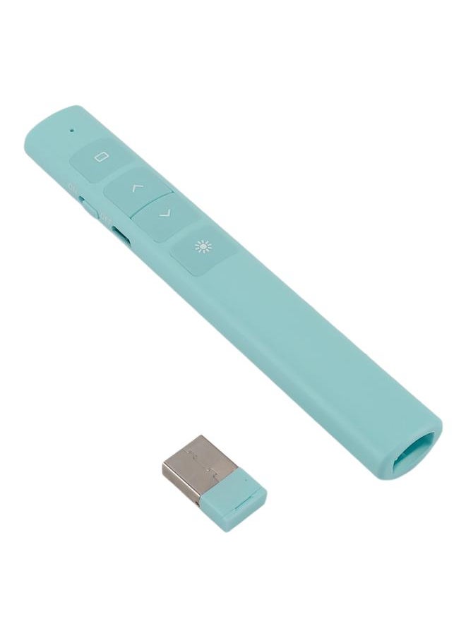 Thoraya Presentation Clicker Multifunction Accurate High Sensitivity Wireless Charging PPT Page Turning Pen for Business Meeting Teaching Green  - Image 3