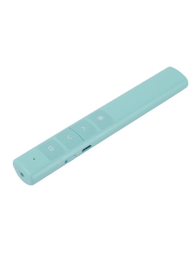 Thoraya Presentation Clicker Multifunction Accurate High Sensitivity Wireless Charging PPT Page Turning Pen for Business Meeting Teaching Green  - Image 2
