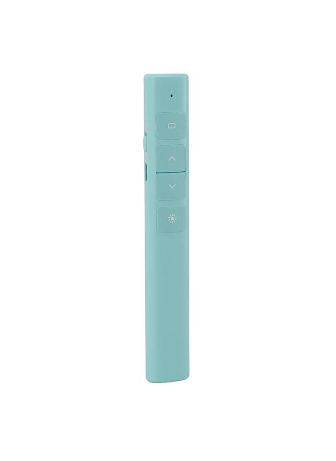 Presentation Clicker Multifunction Accurate High Sensitivity Wireless Charging PPT Page Turning Pen for Business Meeting Teaching Green
