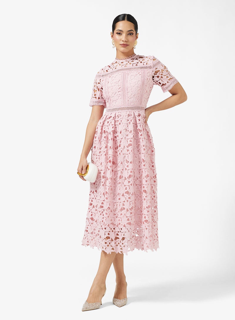 Khizana Lace A-line Dress - Image 1
