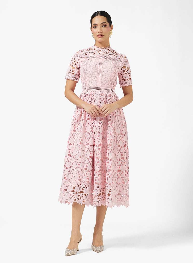 Khizana Lace A-line Dress - Image 4