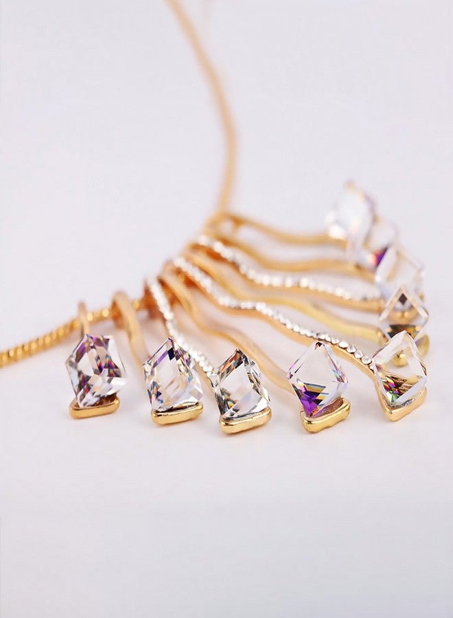 Merdia Long Chain Necklace for Women Tassel Sweater Necklace with Created Crystals Colorful | Created Crystal Necklace | Long Necklace | Womens Necklace | Necklaces for Women Trendy | Trendy Necklaces - Image 5