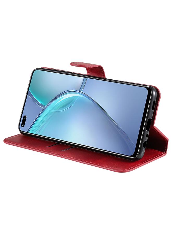 زبون جراب لهاتف Infinix Zero 8 مصنوع من جلد العجل PU + TPU بتصميم أفقي قابل للطي مع حامل وفتحات للبطاقات ومحفظة - Image 5