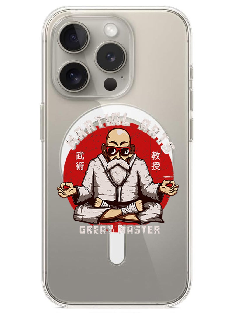 Theodor Magnetic Case for iPhone 15 Pro Max 6.7-inch Compatible with MagSafe Wireless Charging, Shockproof Phone Bumper Cover Martial arts copy - Image 1