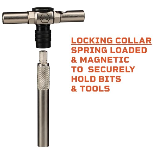 Fix It Sticks Ratcheting T-Way Wrench with Locking Hex Drive - Image 3
