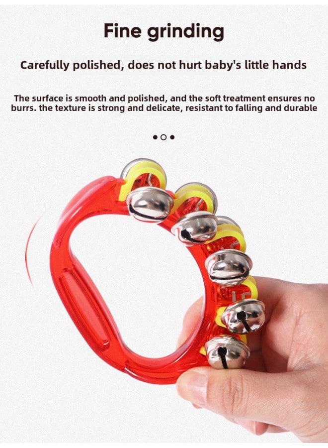 Newborn Children's Early Education Baby Toys 0-1 Year Old Baby's Puzzle Hand Rattle 3 Months 6 Practice Grasping Sand Hammer Small-Color:Full Training Set Of 8 (0-12 Months) - Image 5