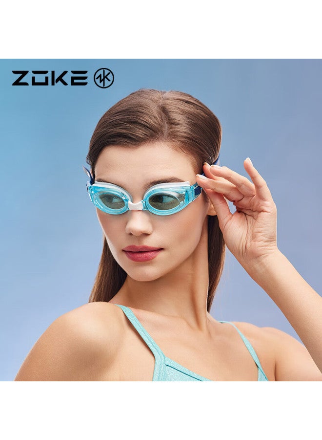 Zoke Adult Plain Swimming Goggles Professional Swimming Training High Definition Waterproof Anti-Fog Men And Women Swim Goggles 621501106-8 - Image 2