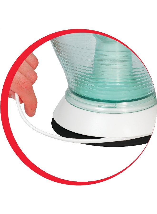 MOULINEX Vitapress 0.6 Litre Citrus Press, 25 Watts, White/Dark Grey, Plastic, PC300B27, min 2 yrs warranty 0.6 L 25 W PC300B27 White - Image 3