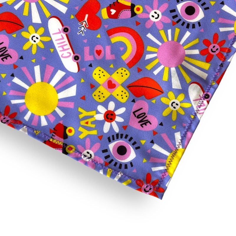 W Brings Love & Chill Gorgeous Dog Bandana Scarf | This Stunning Gorgeous Dog Bandana Scarf is Perfect for Your Dog’s Day Out. One Size Fits All. - Image 5