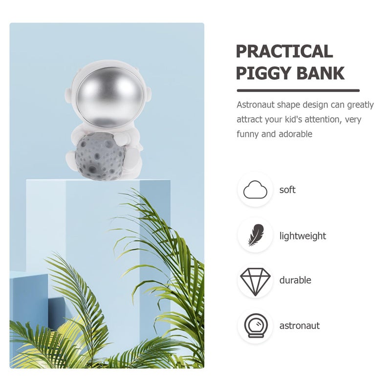 Astronaut Piggy Bank Creative Coin Container Money Saving Bank Educational Gift Blue - Image 5
