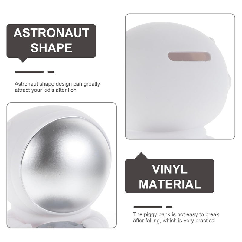 Astronaut Piggy Bank Creative Coin Container Money Saving Bank Educational Gift Blue - Image 4