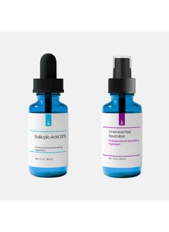 PURE ORIGINAL INGREDIENTS Pure Original Ingredients Salicylic Acid 20% Solution with Neutralizer (30 mL each), Glass Dropper  - Image 1