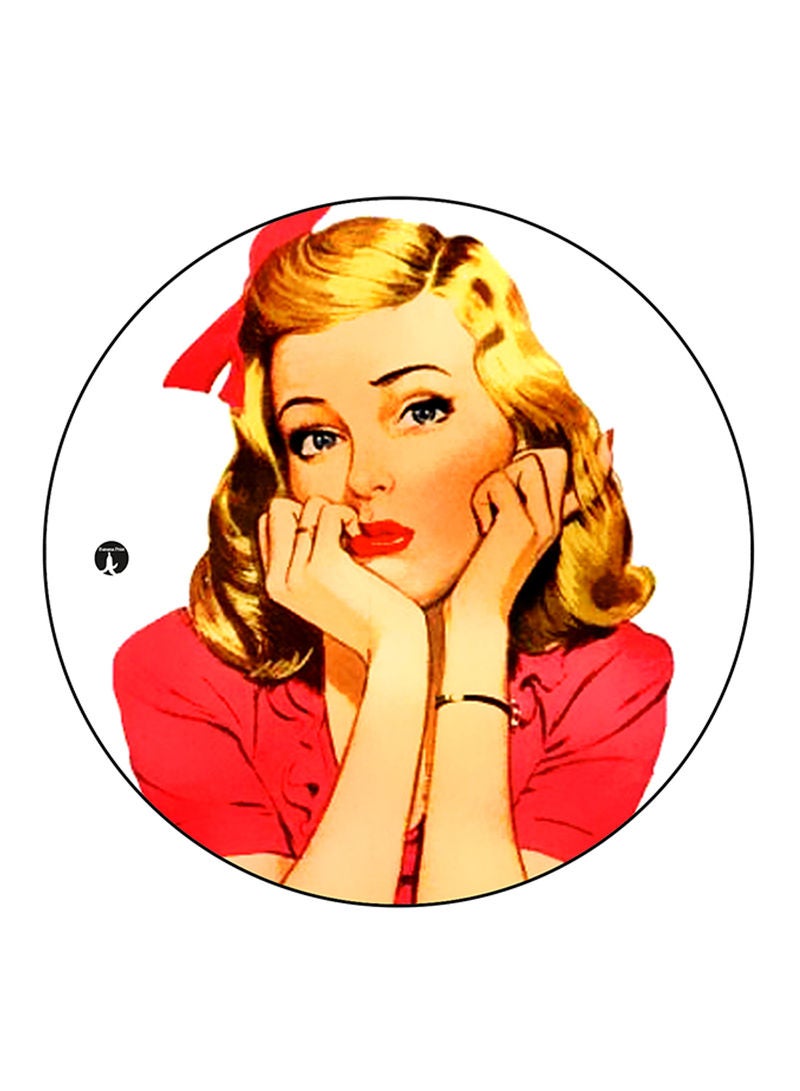 RKN Vintage Art Printed Pin Multicolour - Image 2