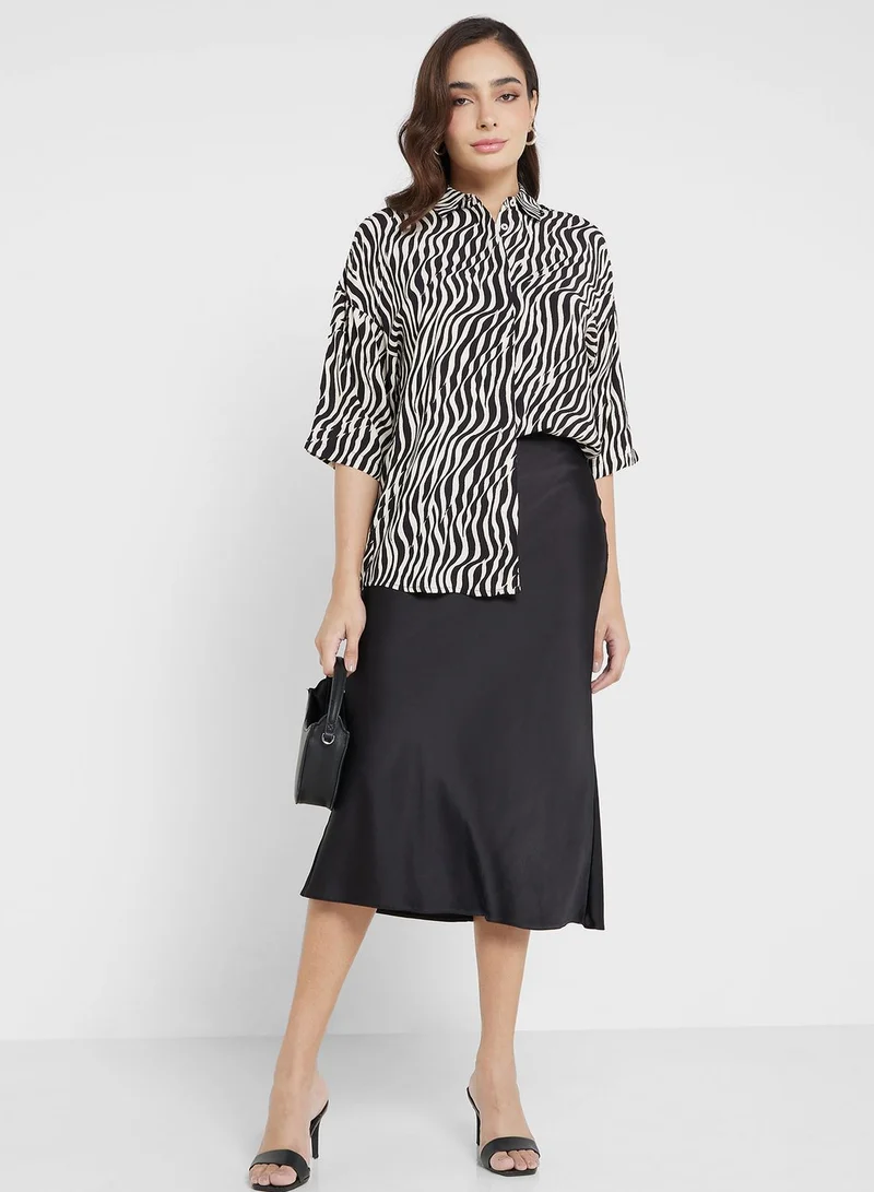 French Connection Pocket Detail Button Down Shirt