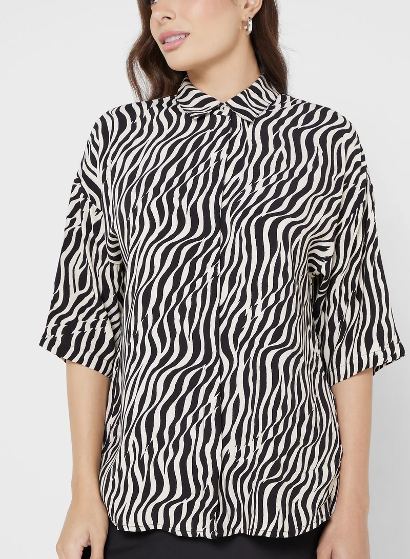 French Connection Pocket Detail Button Down Shirt