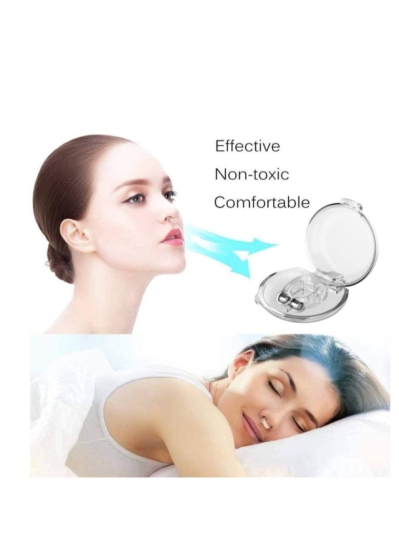 OASIS-TH Nose clip Anti Snoring Devices  Silicone Magnetic Anti Snore Stopper Nose Clip Help Breathe Right and Stop Snoring Devices  - Image 2