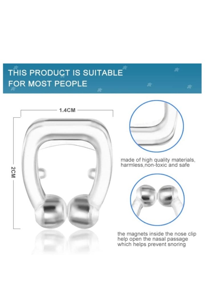OASIS-TH Nose clip Anti Snoring Devices  Silicone Magnetic Anti Snore Stopper Nose Clip Help Breathe Right and Stop Snoring Devices  - Image 4