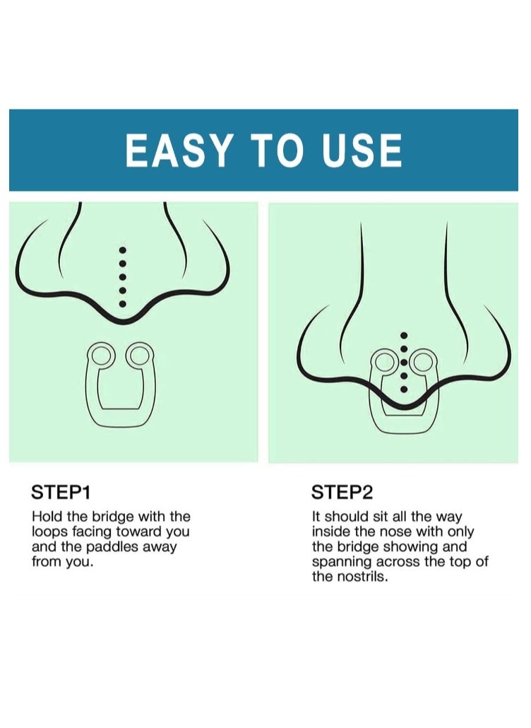 OASIS-TH Nose clip Anti Snoring Devices  Silicone Magnetic Anti Snore Stopper Nose Clip Help Breathe Right and Stop Snoring Devices  - Image 5
