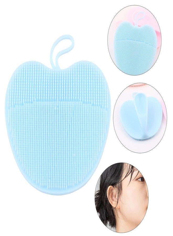 Sajani Apple Shape Silicone Face Cleansing Brush/Facial Deep Pore Skin Care/Scrub Cleanser Tool Beauty/Makeup Cleaner Scrubber/Deep Scrubbing for All Kinds of Skins (Pack of 1) - Image 3