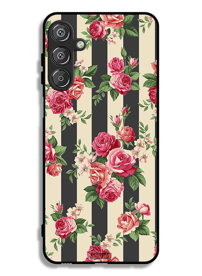 Tolwak Samsung Galaxy F36 Protective Case Cover Roses Pattern - Image 1