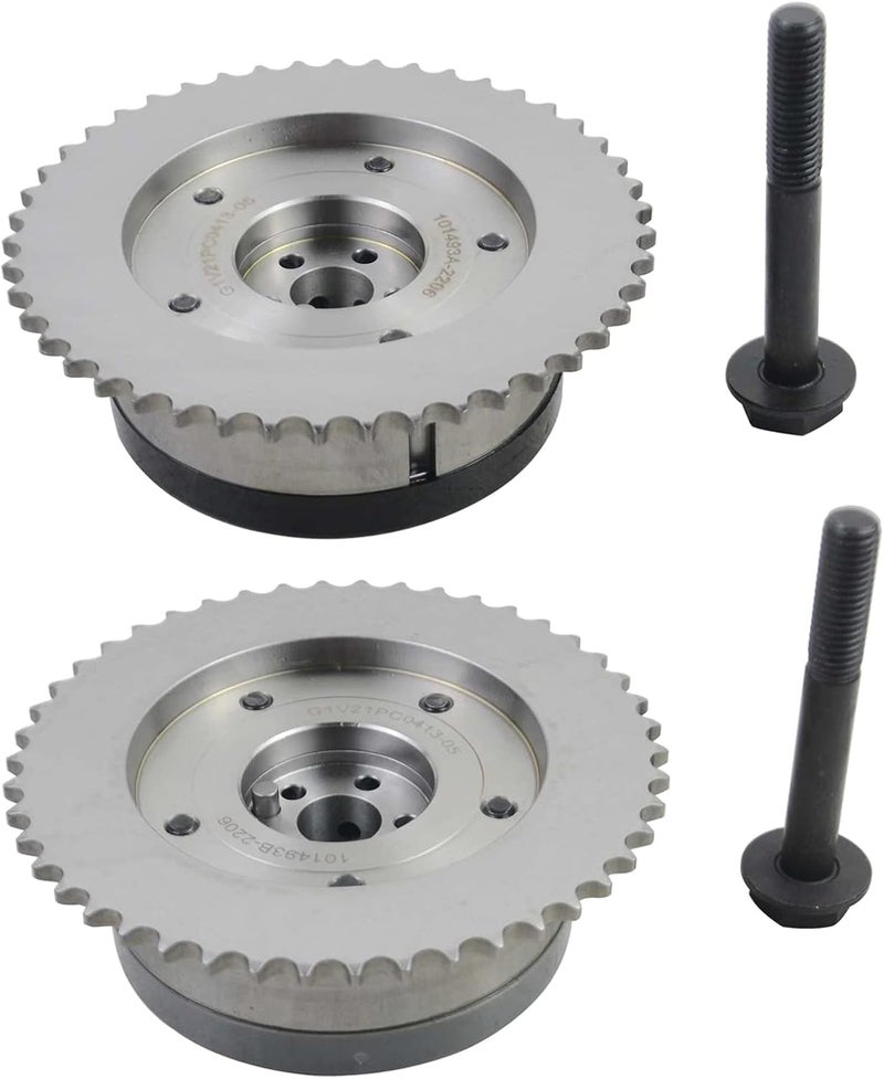 NEWZQ Pair Engine Variable Timing Sprocket Camshaft Phaser Gear for GM 2.0L 2.4L - Image 2