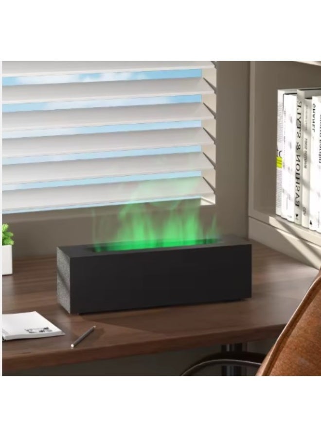 Aroma diffuser with colorful flame effect – 7 color-changing flames – Silent essential oil diffuser with auto shut-off for home, office, and yoga – Code 6986 - Image 4