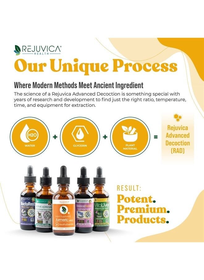 Rejuvica Health Healthy Essentials Turmeric - Turmeric Root Extract with Natural Curcumin - Liquid Delivery for Better Absorption - Supports Joint Health  - Image 4