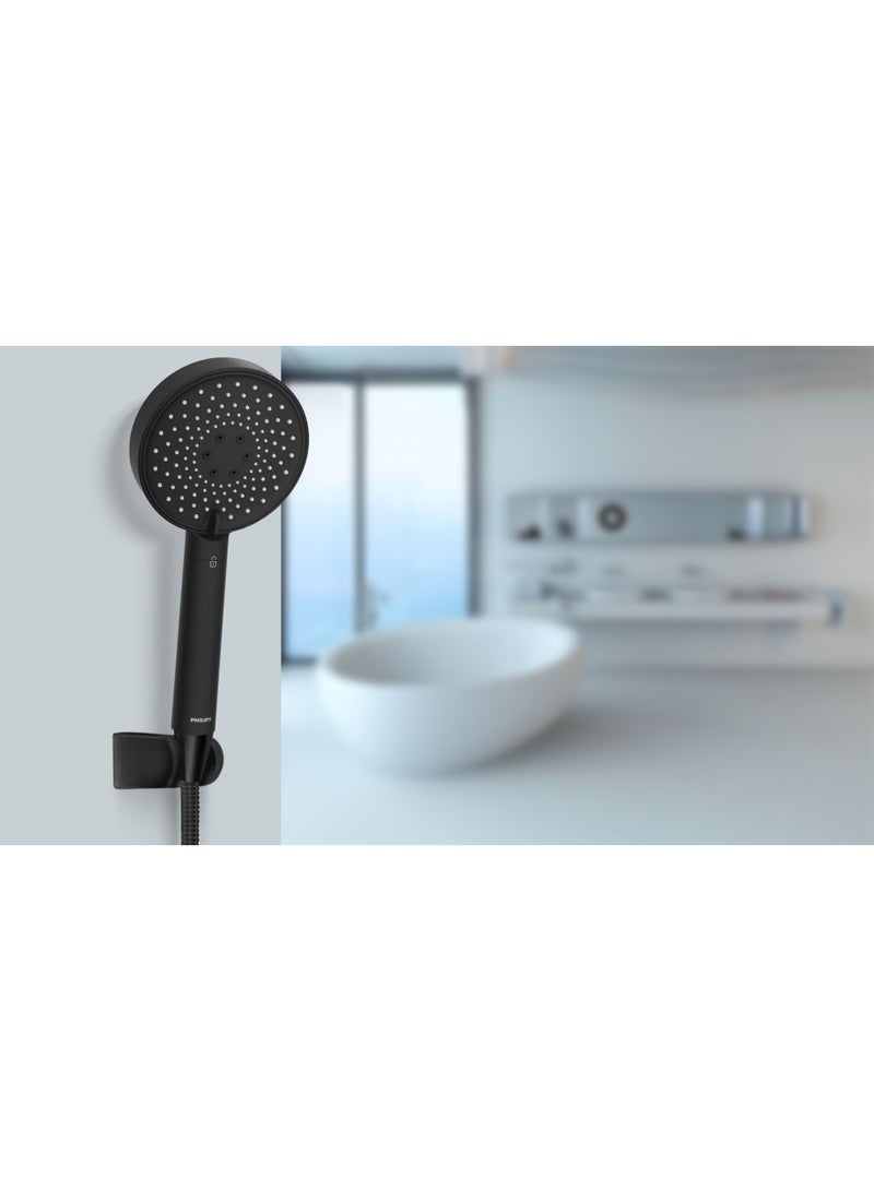 Philips Water PHILIPS Filter ACF Handheld Shower head, Three spray modes, Reduce chlorine & Impurities (Black) - Image 2