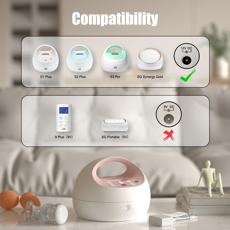 IBERLS كابل شاحن IBERLS 12V لمضخة سبكترا S1 S2 بلس - Image 2