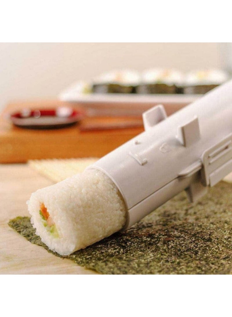 1 قطعة سريعة سوشي صانع الأسطوانة الأرز العفن اللحوم الخضروات المتداولة الأدوات DIY جهاز سوشي صنع آلة أدوات المطبخ للطبخ المنزلي أدوات إعداد سوشي سهلة - Image 4