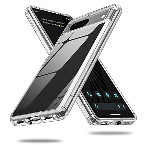 Winble Ultra Hybrid Back Cover Case for Google Pixel 7 | Crystal Clear Hard TPU Back Camera & Drop Protection | Bumper Back Cover Case for Google Pixel 7 (TPU + Polycarbonate) (Transparent) - Image 1