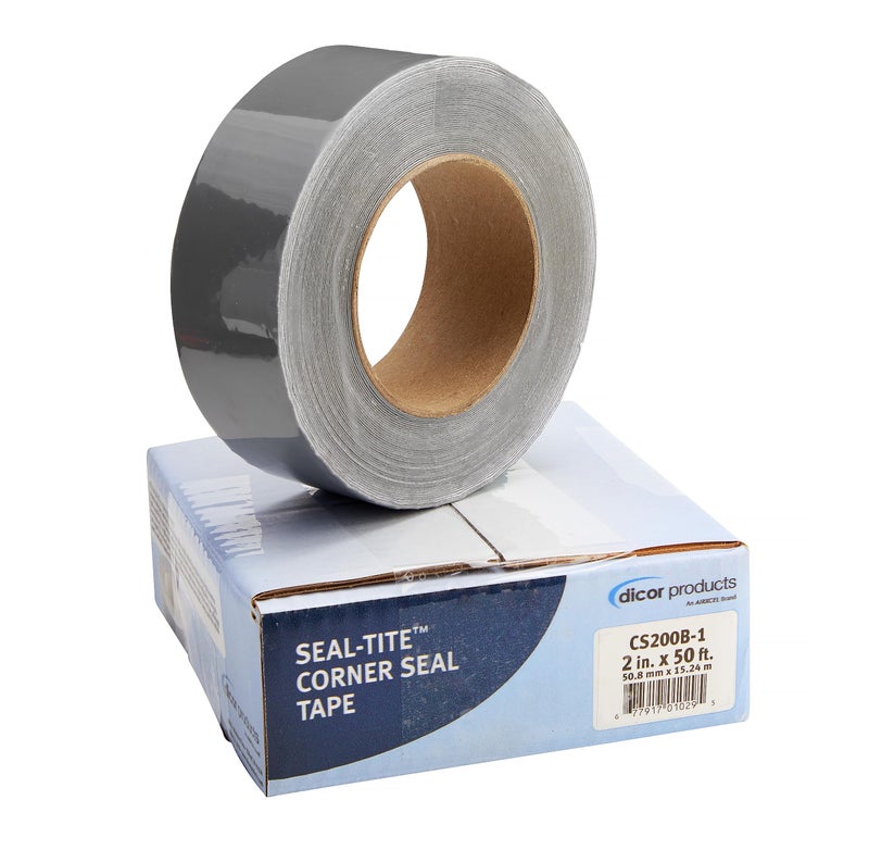Dicor شريط ديكور CS200B-1 Seal-Tite لزوايا التثبيت - 2" x 50' لفة - شريط إصلاح للمركبات الترفيهية، المقطورات، والحافلات - Image 2