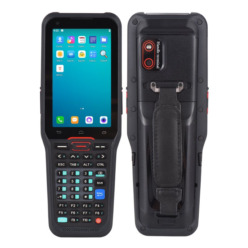 Android 10.0 1D Barcode Scanner Handheld Mobile Terminal PDA with Honeywell 4313 Scan Engine Support Wireless Wi-Fi 4G with 4.0 Inch Touchscreen for Warehouse Delivery Retail Shop Restaurant - Image 1