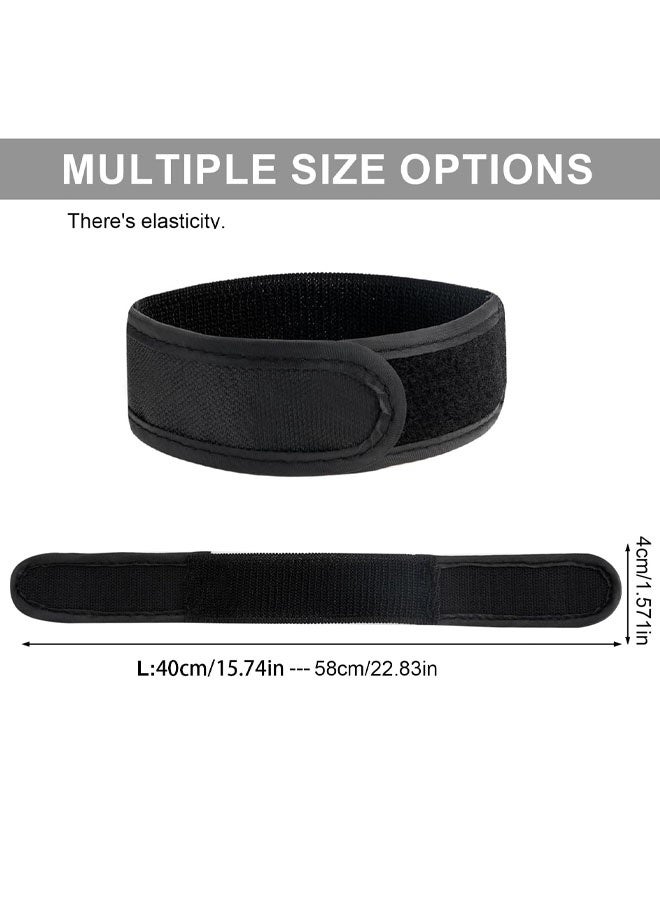 2 Pack No Buckle Belts For Men Invisible No Buckle Elastic Belt Lazy Adjustable Belt Side Waist Convenience Belts For Walking Work Home Sport - Image 2