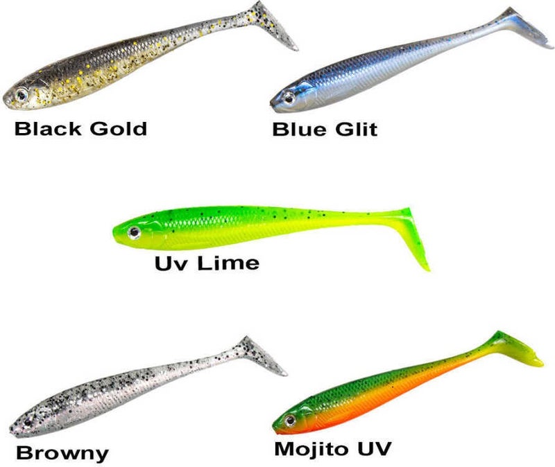 Panic Shad 9cm 5.5gr Silicone Bait Mojito UV-Standard