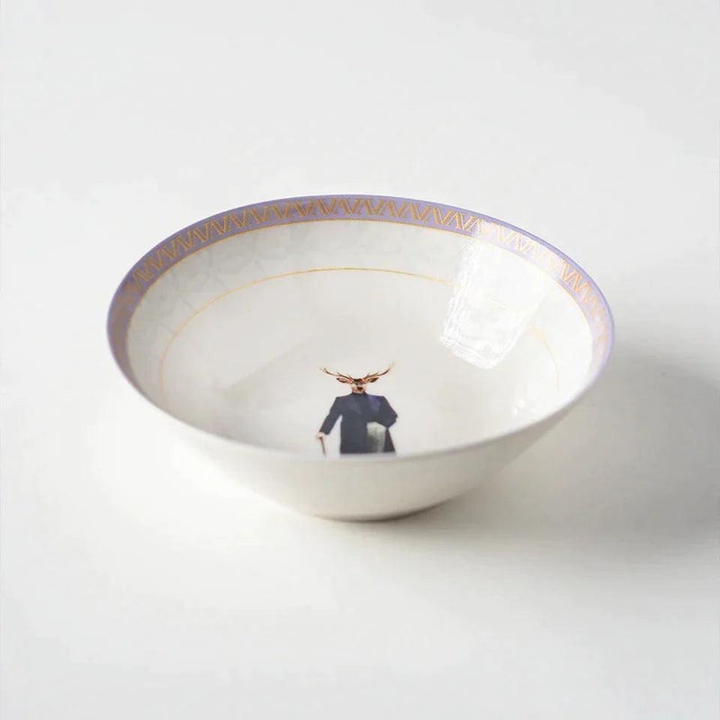 VITELLI DESIGN STUDIO Gentleman Porcelain Bowl - Image 1