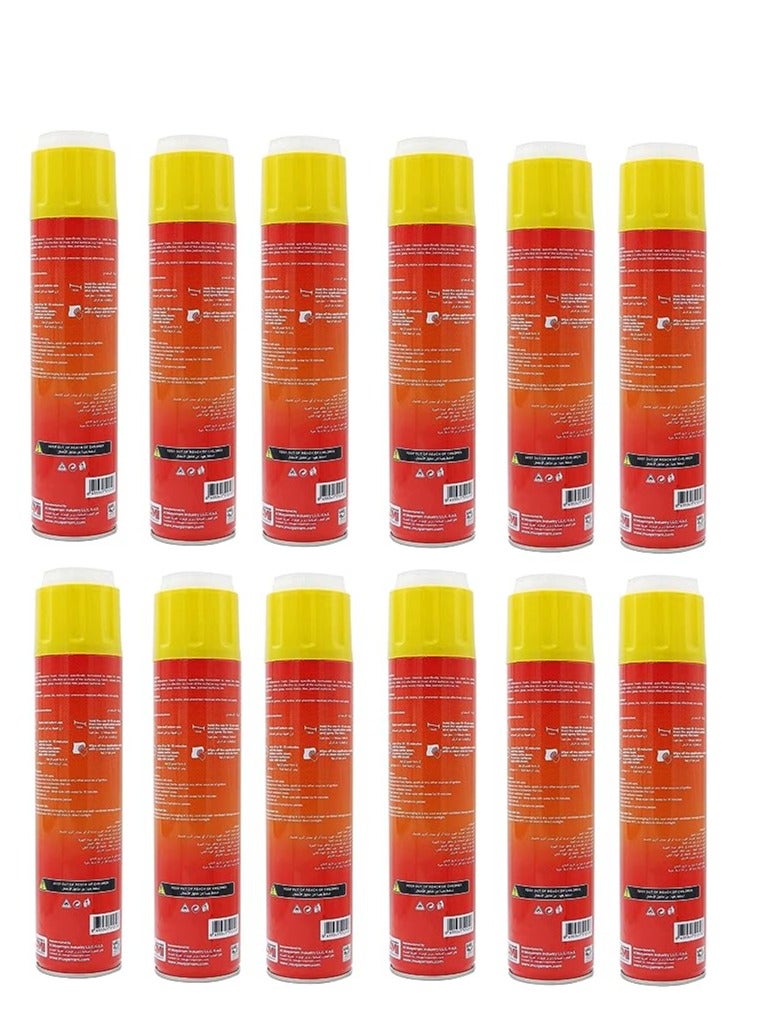 دولفين منظف ​​رغوي متعدد الأغراض من دولفين 650 مل (عبوة من 12 قطعة) مع (12) قطعة قماش تنظيف مجانية - Image 2