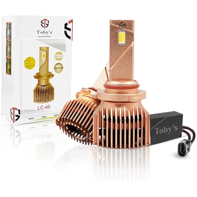 توبيز مجموعة مصابيح أمامية LED أصلية مختبرة بقوة 80 واط من LC40 9005، 80 واط، 8000 لومن، 3 ألوان ساطعة، درجة حرارة 6000 كلفن، 4300 كلفن، 3000 كلفن - Image 2