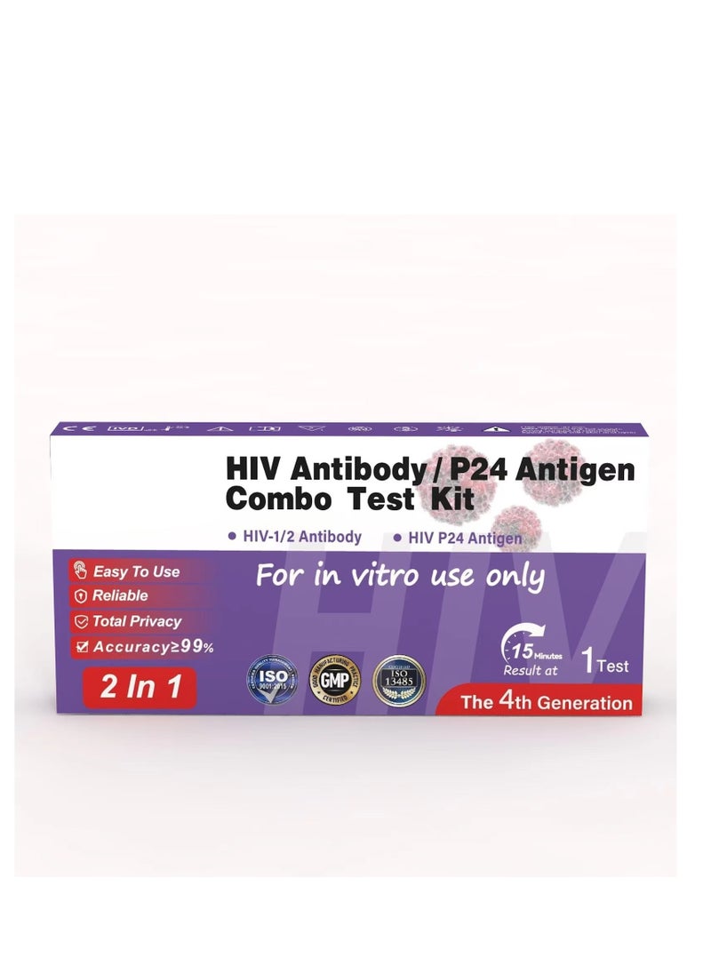Generic - Home HIV Test Kit – Self-Administered Rapid Test for Accurate and Fast HIV Detection - Image 1
