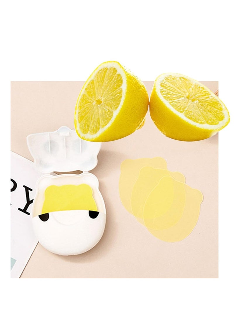 SOLARAE 6 PCS Panda Cute Portable Soap Sheets, Mini Travel Soap Paper Sheets Disposable Water Soluble Hand Washing Bath Scented Paper, Soap for Outdoor Cleaning Foaming Paper Travel, Camping Hiking - Image 3