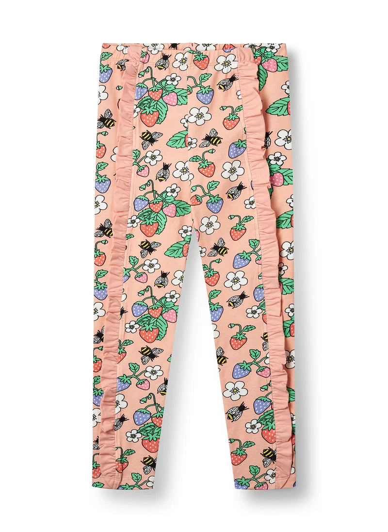 Småfolk Leggings with strawberries