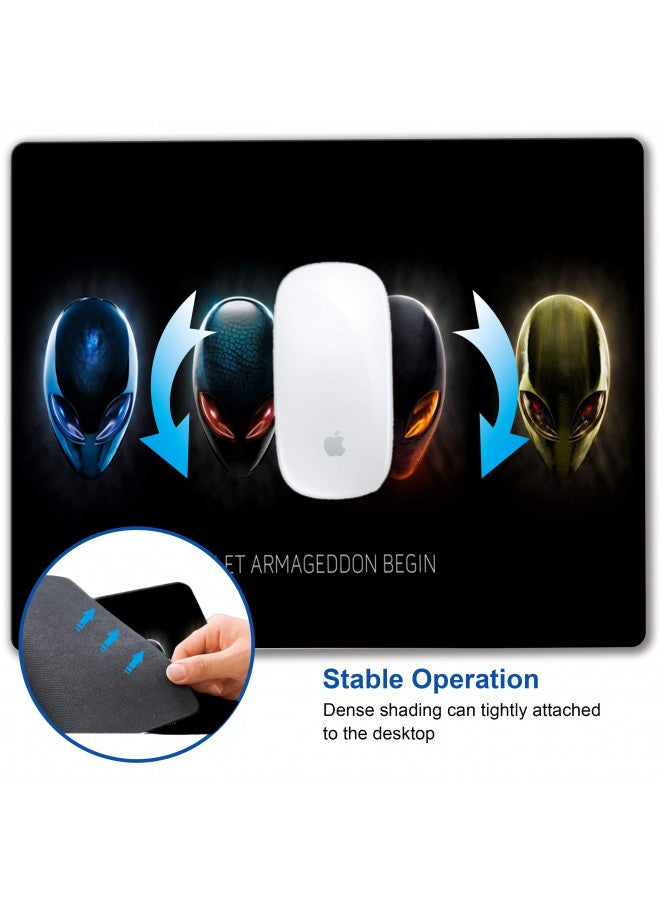 SHALYSONG Alien Mouse pad, Personalized Design sci-fi Style Computer Rubber Mouse pad - Image 4