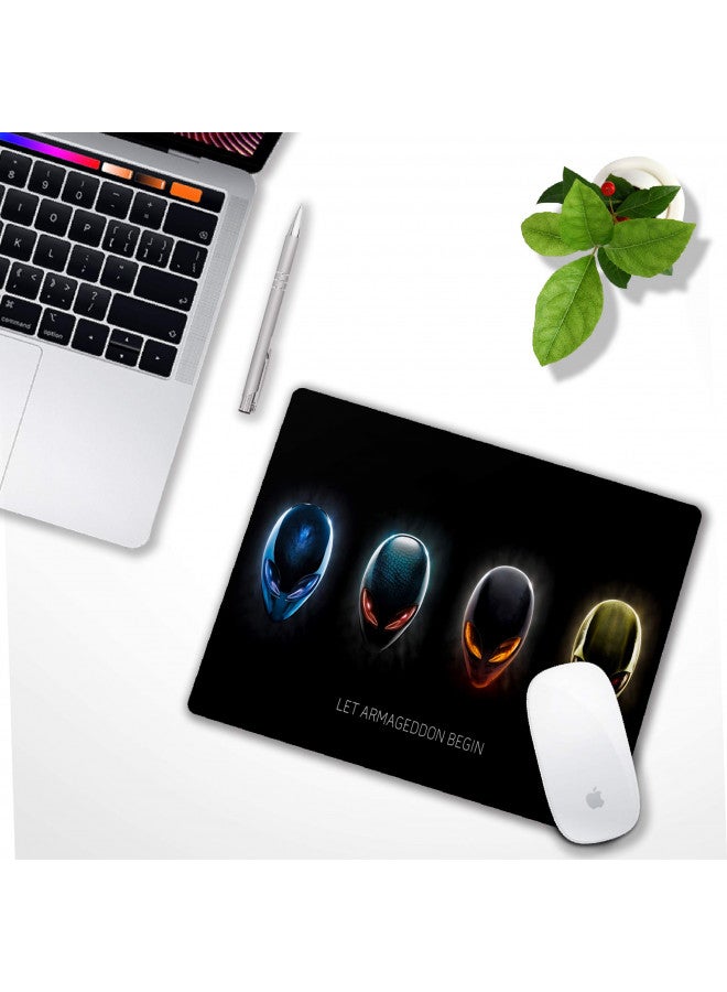 SHALYSONG Alien Mouse pad, Personalized Design sci-fi Style Computer Rubber Mouse pad - Image 1