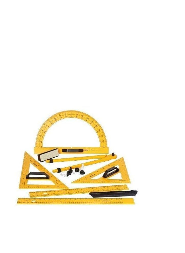 Generic - Smart Drafting Tools Kit, Yellow, Set of 5 - Image 1
