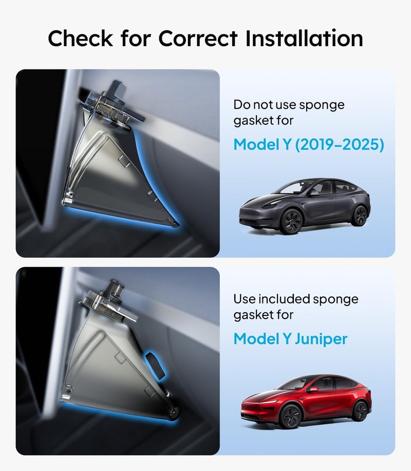 Wigoo منظم تحت الشاشة من Wigoo لطراز Model Y 2019~2026، بما في ذلك Model Y Juniper 2025~2026 (قياسي، بريميوم وأداء عالي)، صينية منظم الكونسول الوسطي المخفية، تركيب سريع وثابت جودة مطورة متعددة الاستخدام - Image 4
