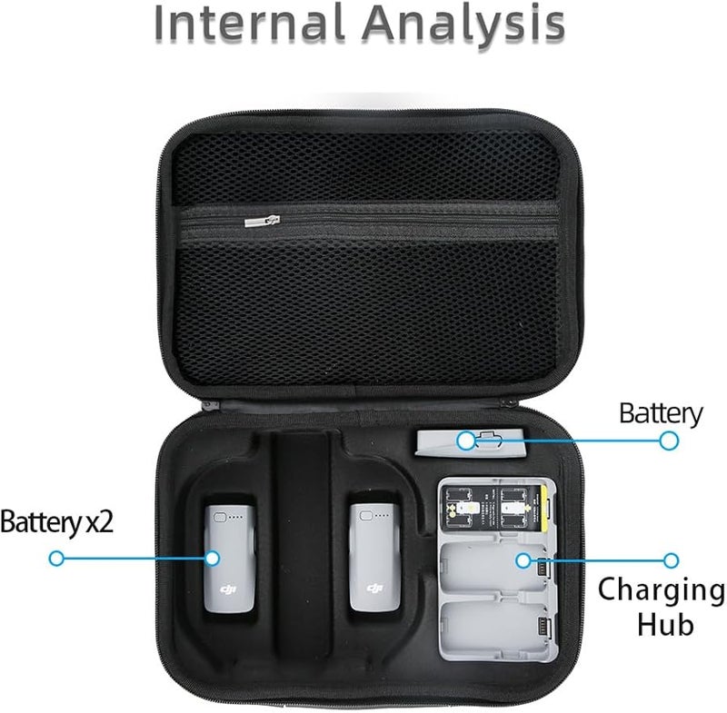 DJI Neo 2 Shoulder Storage Bag Custom Fit Waterproof Black Travel Protection - Image 4