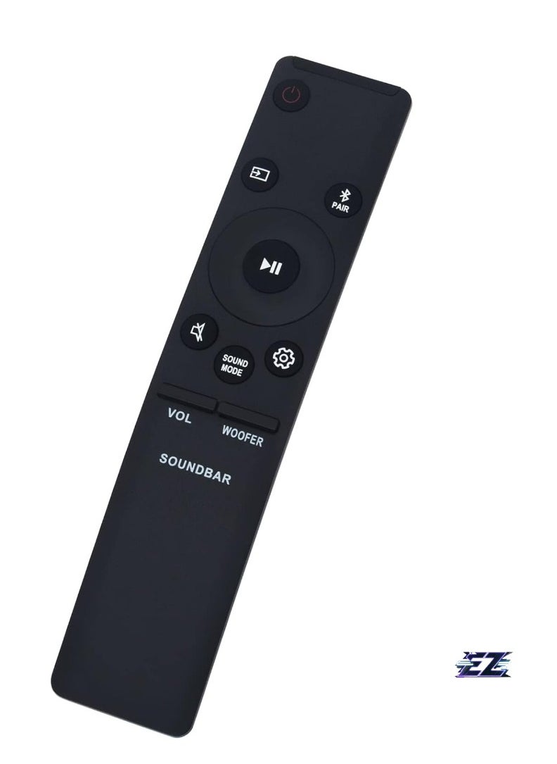 ELTRAZONE - 6IN1 AH59-02767A Replacement Remote Control for Samsung Soundbars – Compatible with HW-Q80R, HW-Q850T, HW-Q900T, HW-Q90R, HW-Q950T, HW-R450, HW-R550, HW-R550/ZA, HW-R60C, HW-R650, HW-R650/ZA, HW-S40T, HW-S40T/ZA, HW-S41T – Includes Battery - Image 1